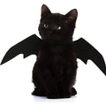 Pet Soft Black Halloween Cat Bat Wings Costume - Available in Small, Medium, and Large for Cat Halloween Celebrations and Parties