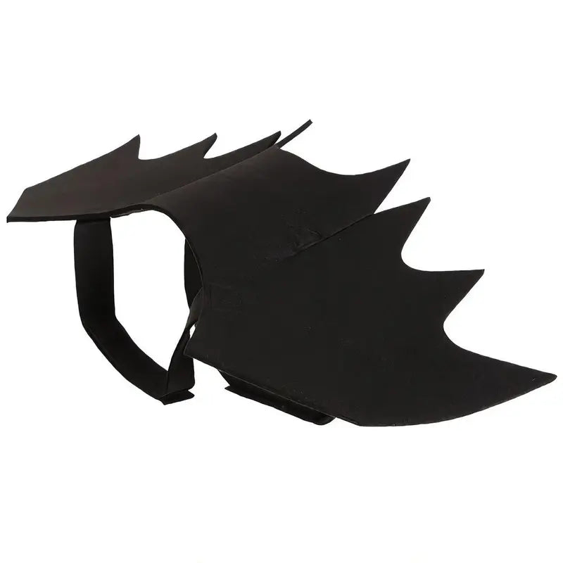 Pet Soft Black Halloween Cat Bat Wings Costume - Available in Small, Medium, and Large for Cat Halloween Celebrations and Parties