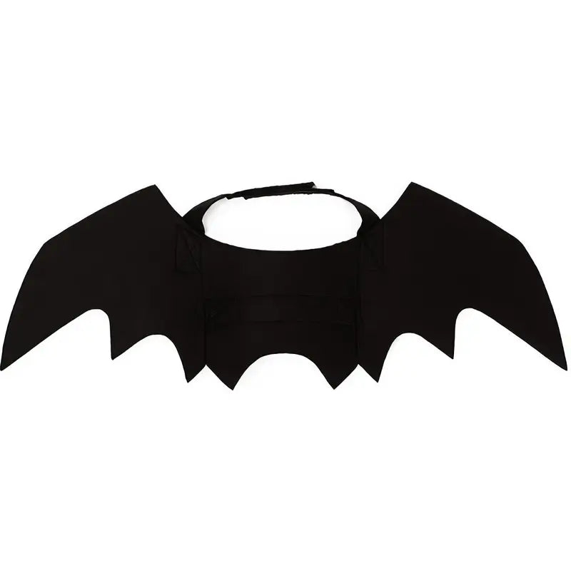 Pet Soft Black Halloween Cat Bat Wings Costume - Available in Small, Medium, and Large for Cat Halloween Celebrations and Parties