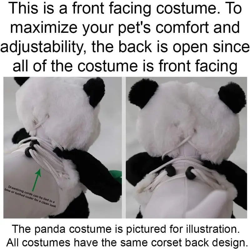 Pandaloon Bumblebee Halloween Costume for Small to Medium Dogs and Cats - Fun Front-Facing Design