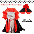 Halloween Pet Vampire Cape and Devil Cloak Costume for Dogs and Cats - Adorable Puppy and Kitten Cosplay Outfit, Perfect for Halloween Parties and Photo Opportunities